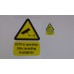 CCtv warning stickers 50mm x 70mm DELIVERY INCLUDED