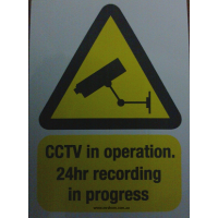 CCTV Warning stickers signs decals 50mm x 70mm DELIVERY INCLUDED CCTV Warning stickers signs decals 50mm x 70mm DELIVERY INCLUDED