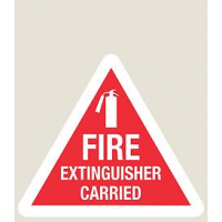 Fire Extinguisher stickers 80mm x 70mm Fire Extinguisher stickers 80mm x 70mm