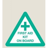First Aid Sticker 70mm x 80mm