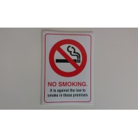 No Smoking Stickers A5 No Smoking Stickers A5