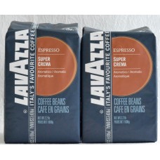 2 X Lavazza Super Crema  DELIVERED AUS WIDE